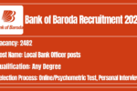 Bank of Baroda Recruitment 2026