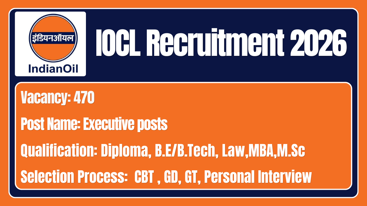 IOCL Recruitment 2026