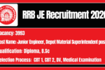 RRB JE Recruitment 2026