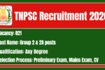 TNPSC Group 2 & 2A Recruitment 2026