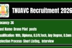 TNUAVC Recruitment 2026