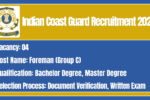 Indian Coast Guard Recruitment 2026
