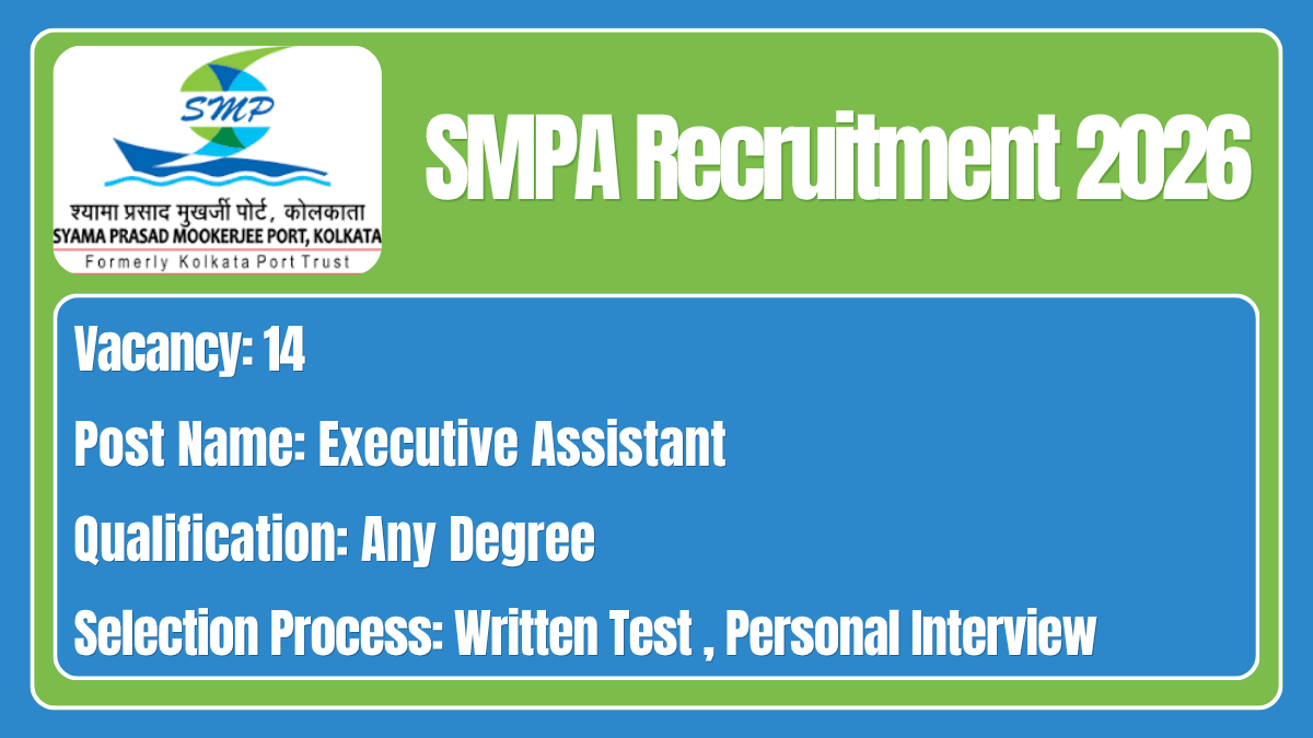 SMPA Recruitment 2026