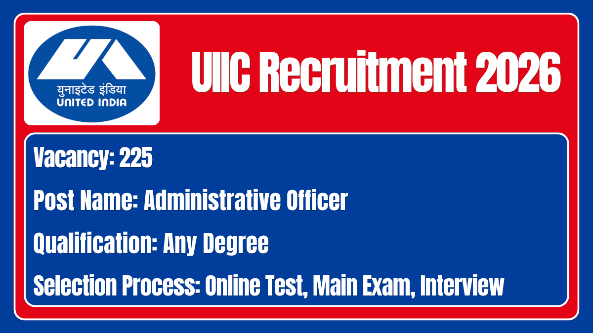 UIIC Recruitment 2026